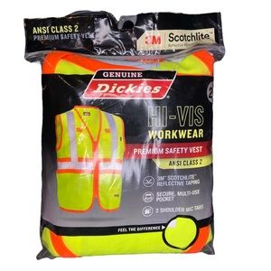 Dickies hi-vis workwear safety vest size 2x